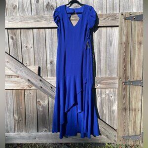 Adrianna Pappell NWT Royal Blue Mermaid hem Dress Size 16